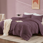Amberspace Prewashed fabric 2/3-piece Bed in a Bag Comforter Set with Sheets