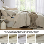 Amberspace Prewashed fabric 7-piece Bed in a Bag Comforter Set with Sheets