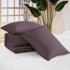 Amberspace Prewashed fabric 2/3-piece Bed in a Bag Comforter Set with Sheets