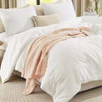 Amberspace Prewashed fabric 2/3-piece Bed in a Bag Comforter Set with Sheets