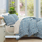 Amberspace Puff 7-piece Bed in a Bag Comforter Set with Sheets