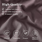 Amberspace 7-Piece Bed in a Bag Comforter Set with Sheets