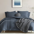 Amberspace 7-Piece Bed in a Bag Comforter Set with Sheets
