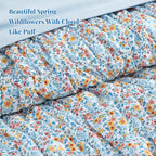 Amberspace Puff 7-piece Bed in a Bag Comforter Set with Sheets