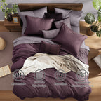 Amberspace Cationic Dyeing 7-piece Bed in a Bag Comforter Set with Sheets