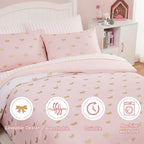 Amberspace Diamond Bow Design 5/7-piece Bed in a Bag Comforter Set with Sheets