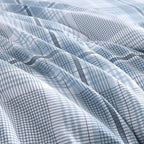 Amberspace Plaid Design Bed in a Bag Comforter Set with Sheets