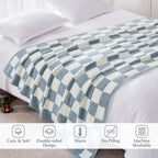 Amberspace Checkered Knit Throw