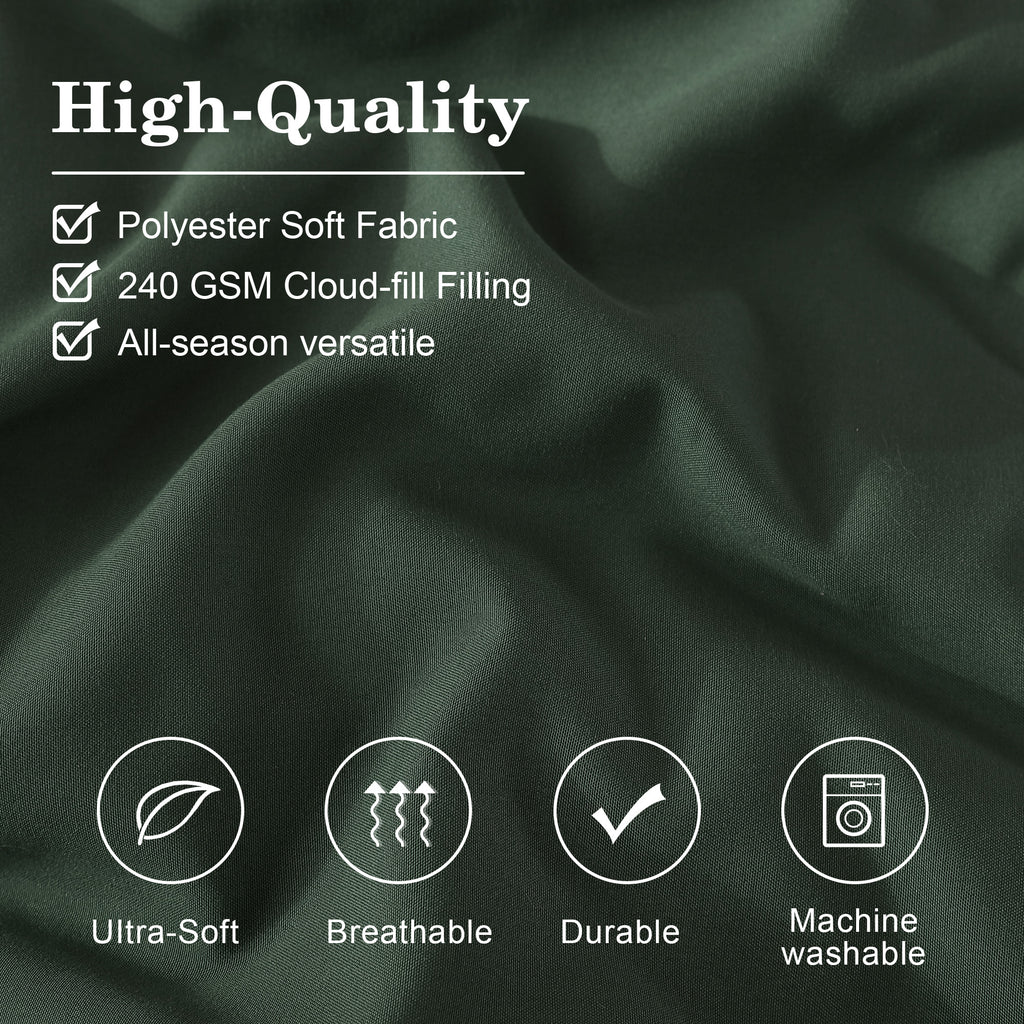 Amberspace 7-Piece Bed in a Bag Comforter Set with Sheets