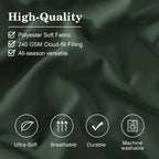 Amberspace 7-Piece Bed in a Bag Comforter Set with Sheets