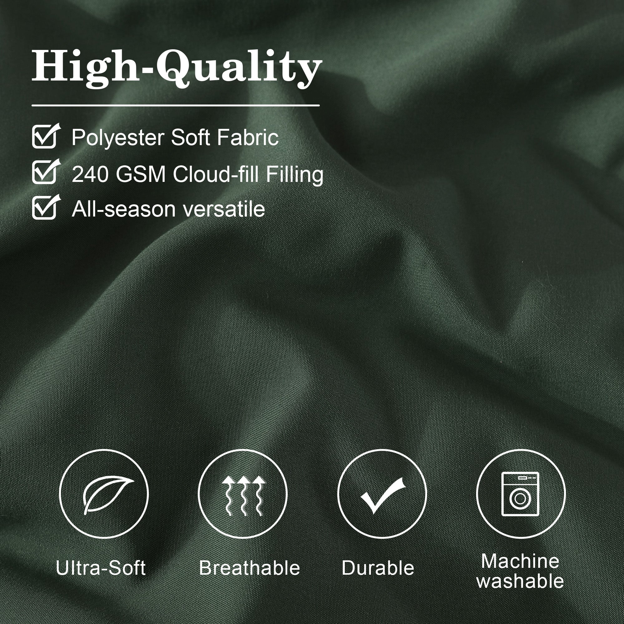 Amberspace 7-Piece Bed in a Bag Comforter Set with Sheets