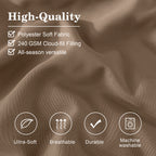 Amberspace 7-Piece Bed in a Bag Comforter Set with Sheets