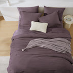 Amberspace Prewashed fabric 7-piece Bed in a Bag Comforter Set with Sheets