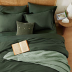 Amberspace Prewashed fabric 7-piece Bed in a Bag Comforter Set with Sheets