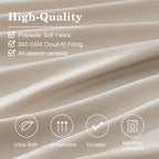 Amberspace 7-Piece Bed in a Bag Comforter Set with Sheets