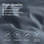 Amberspace 7-Piece Bed in a Bag Comforter Set with Sheets
