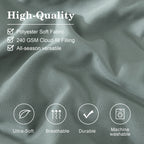 Amberspace 7-Piece Bed in a Bag Comforter Set with Sheets