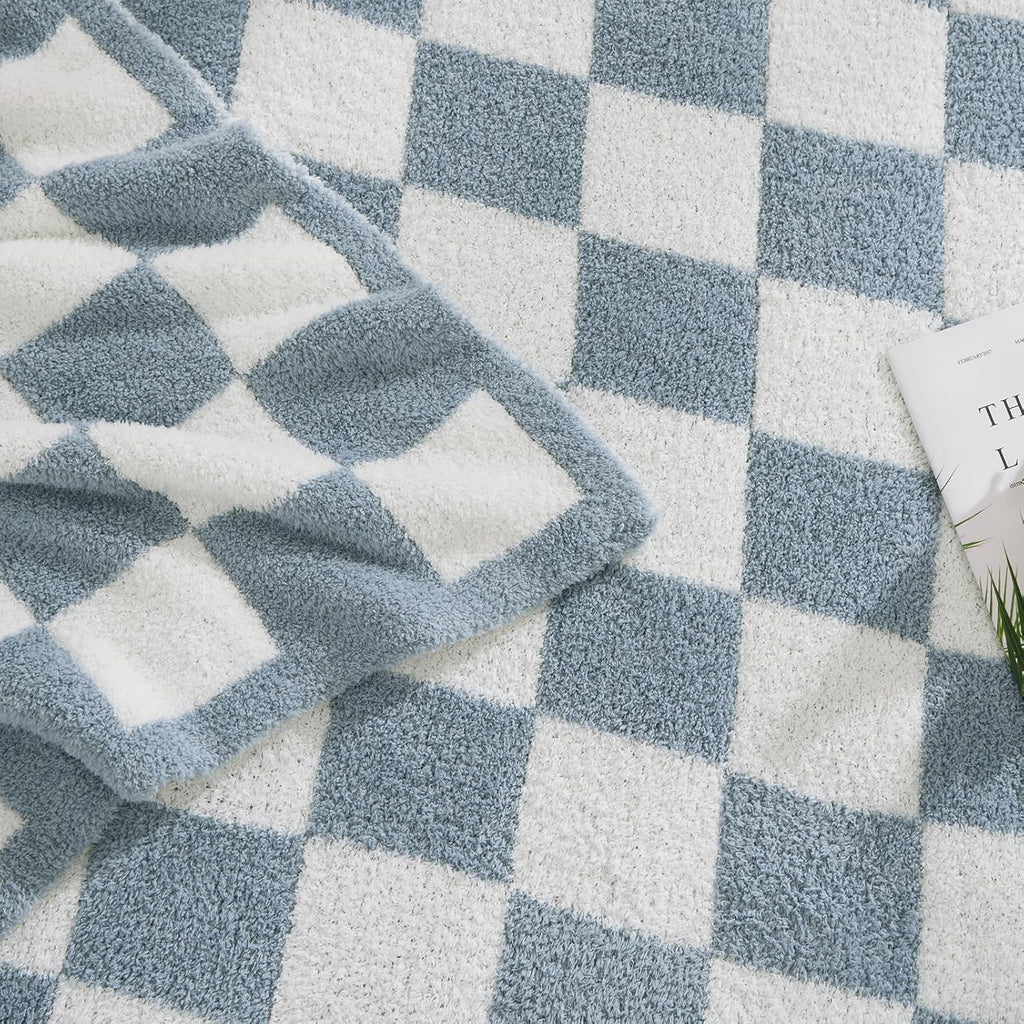 Amberspace Checkered Knit Throw