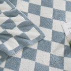 Amberspace Checkered Knit Throw