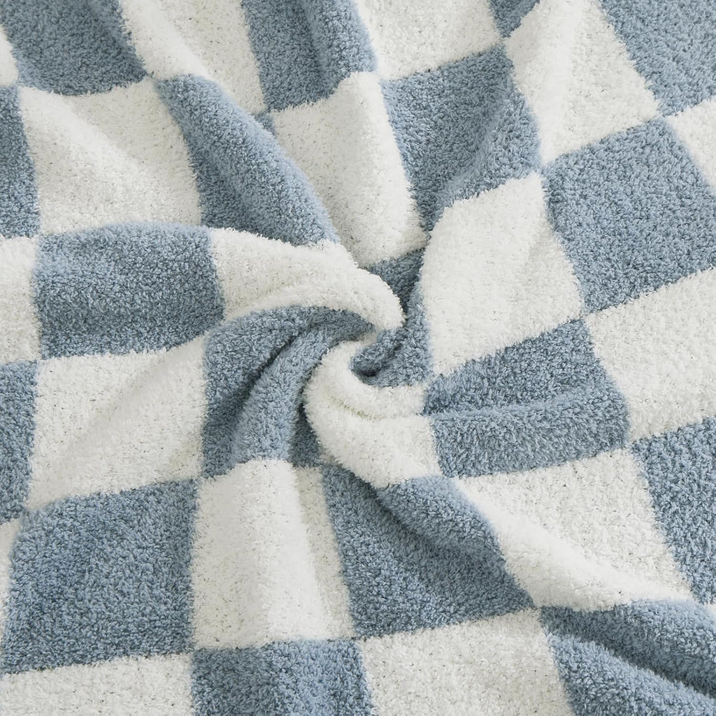 Amberspace Checkered Knit Throw