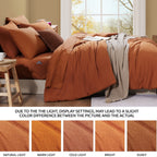 Amberspace Prewashed fabric 7-piece Bed in a Bag Comforter Set with Sheets