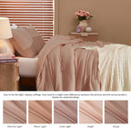 Amberspace Prewashed fabric 2/3-piece Bed in a Bag Comforter Set with Sheets