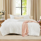 Amberspace Prewashed fabric 2/3-piece Bed in a Bag Comforter Set with Sheets