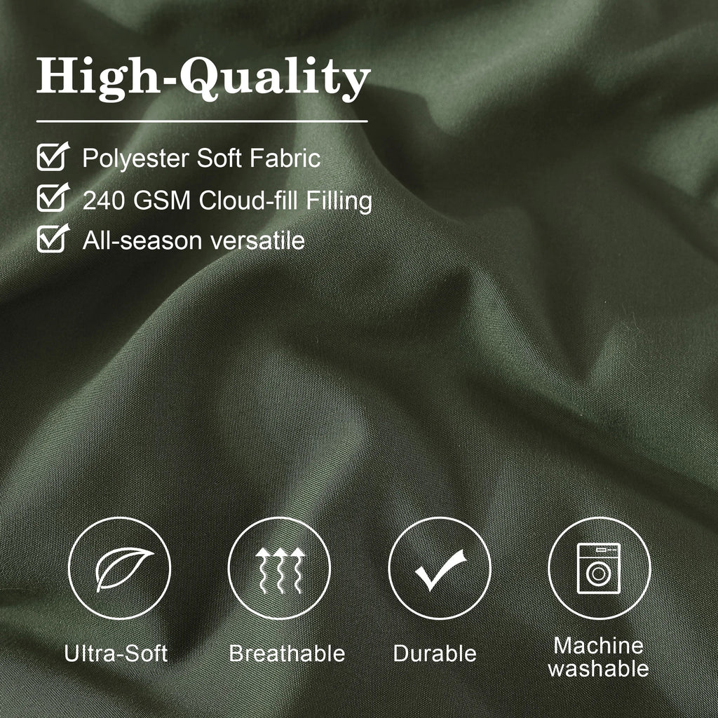 Amberspace 7-Piece Bed in a Bag Comforter Set with Sheets