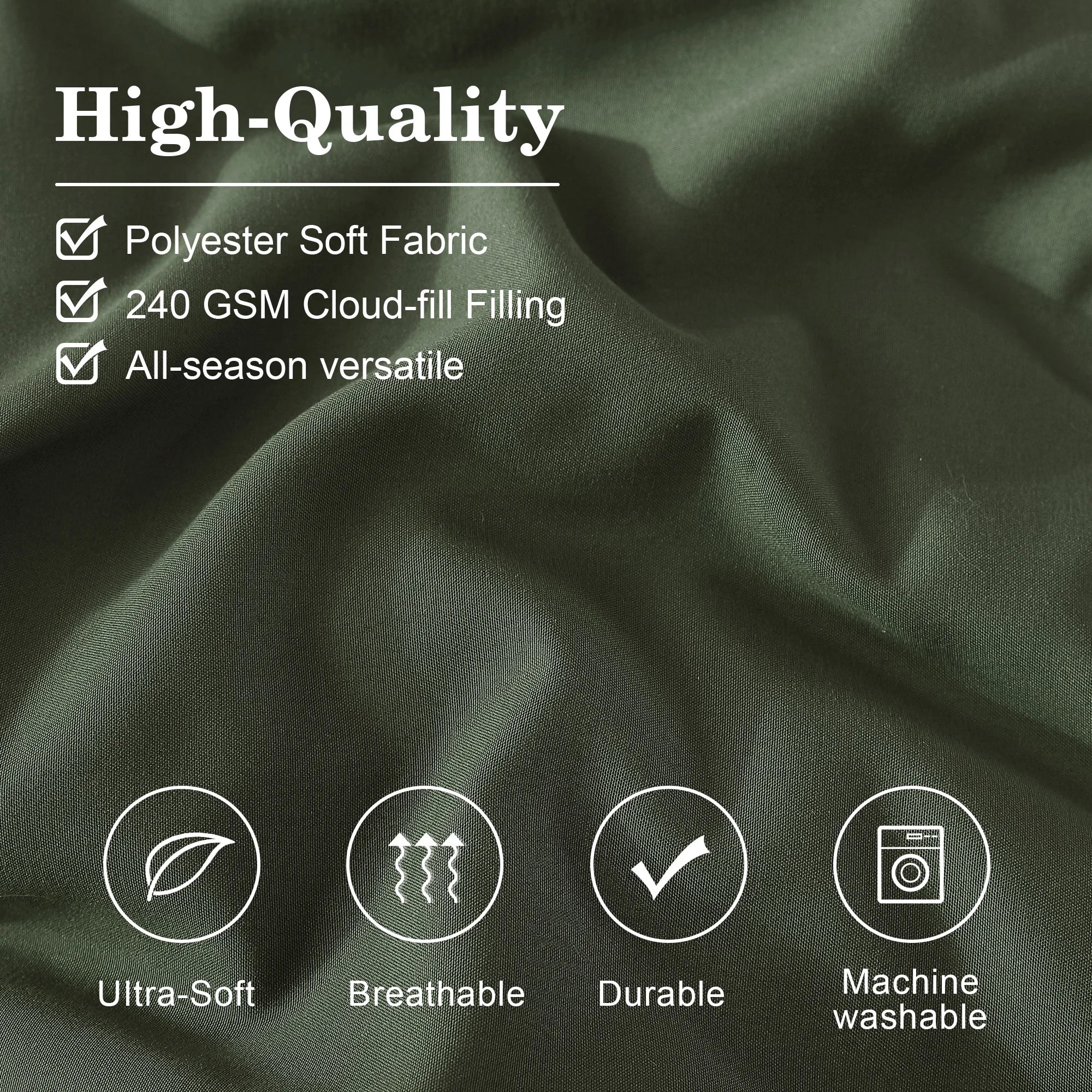 Amberspace 7-Piece Bed in a Bag Comforter Set with Sheets