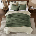 Amberspace Lightweight 2/3-Piece Bed in a Bag Quilt Set with Pillow Shams