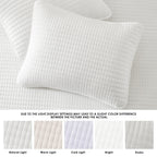 Amberspace Lightweight 2/3-Piece Bed in a Bag Quilt Set with Pillow Shams