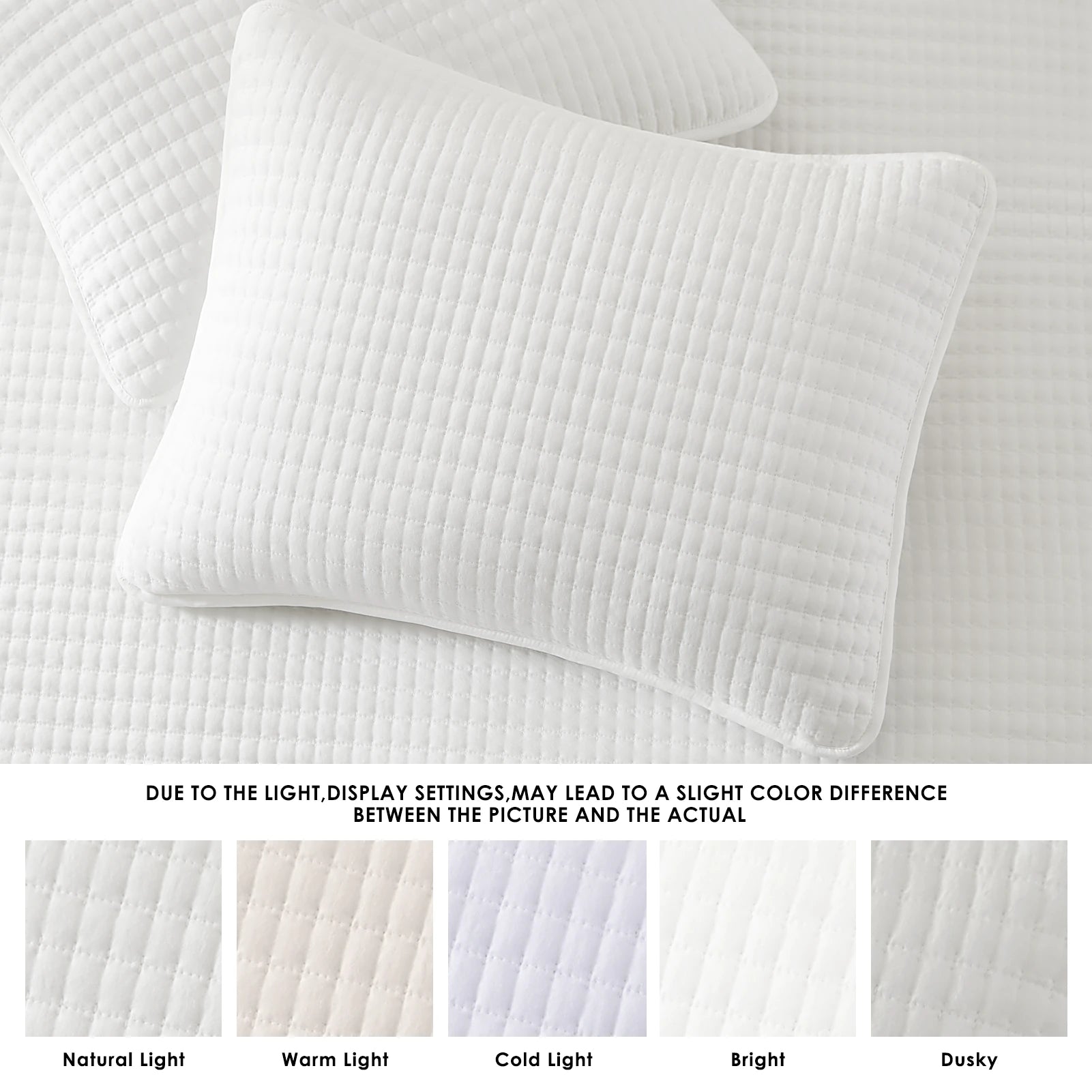 Amberspace Lightweight 2/3-Piece Bed in a Bag Quilt Set with Pillow Shams