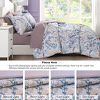 Amberspace Floral 7-piece Bed in a Bag Set with Sheets